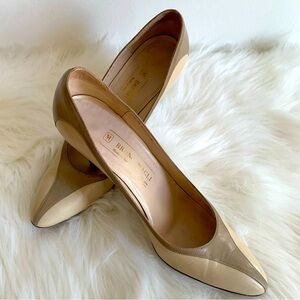 Bruno Magli Vintage Pump Made in Italy 8.5AA (closer to 6.5/7) Cream/Beige